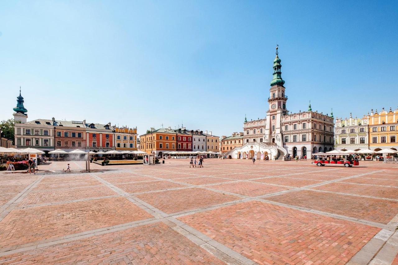 Apartament Turkusowy Zamość Kültér fotó